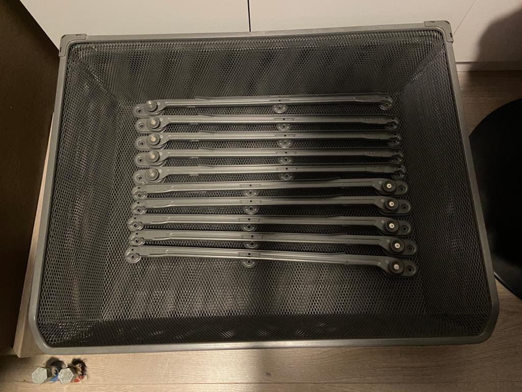5 paniers coulsants 75x58 ikea, Enlèvement, Comme neuf