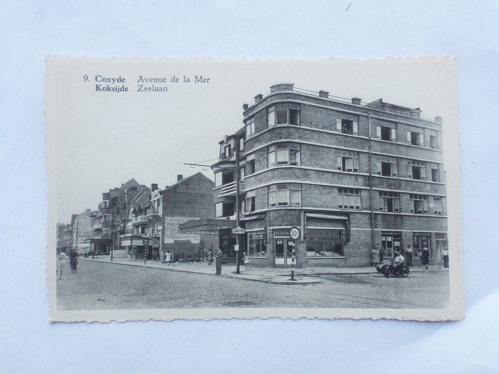 Coxyde Avenue de la Mer, Enlèvement ou Envoi, 1940 à 1960, Non affranchie, Flandre Occidentale