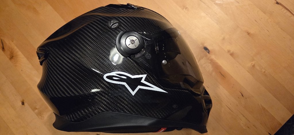 Casque scorpion carbon Large taille L, Motoren, Offroadhelm, Dames, Nieuw zonder kaartje, L