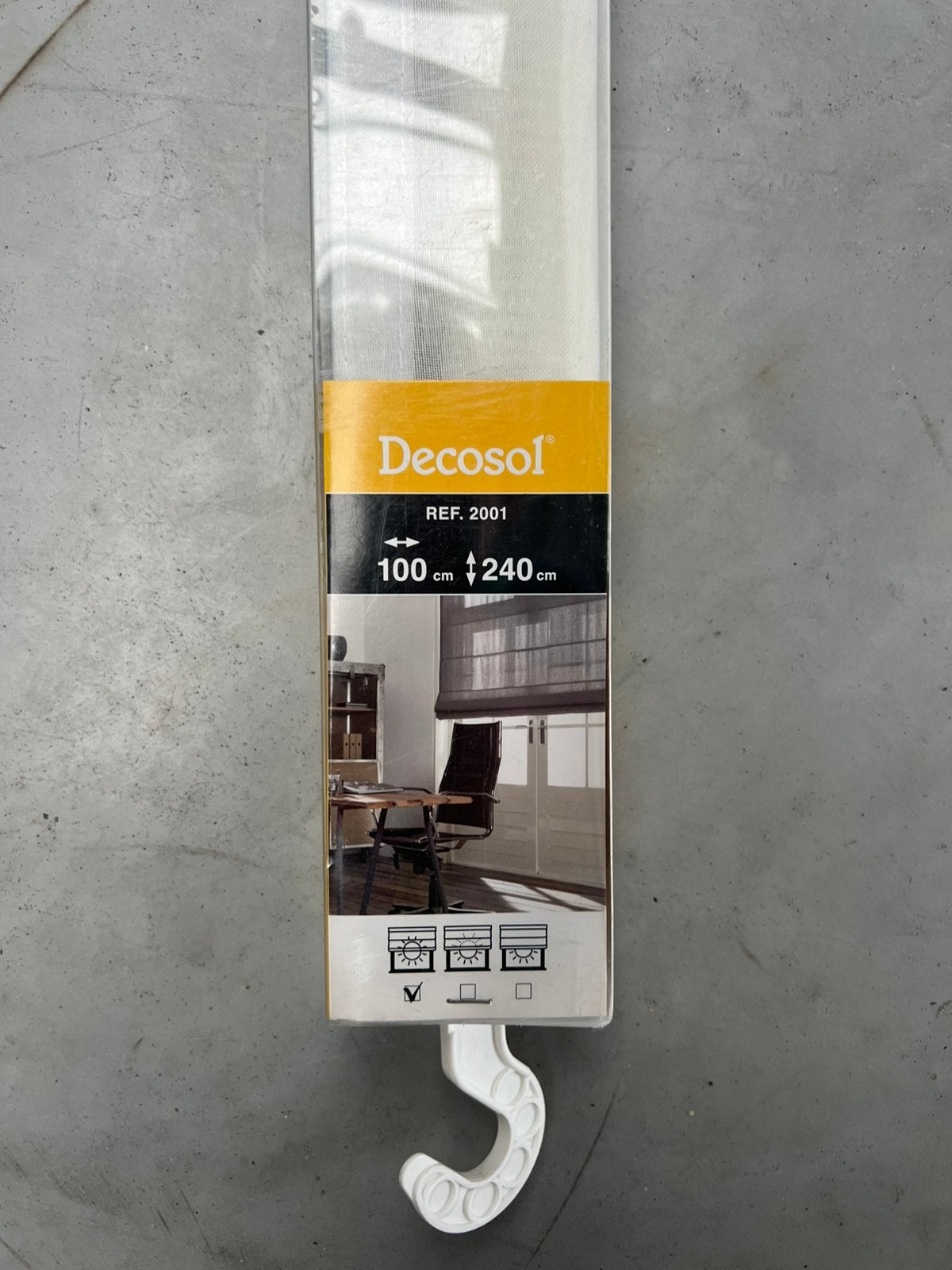 Store romain Decosol 100x240, Neuf, Rolgordijn, Store romain, Translucide