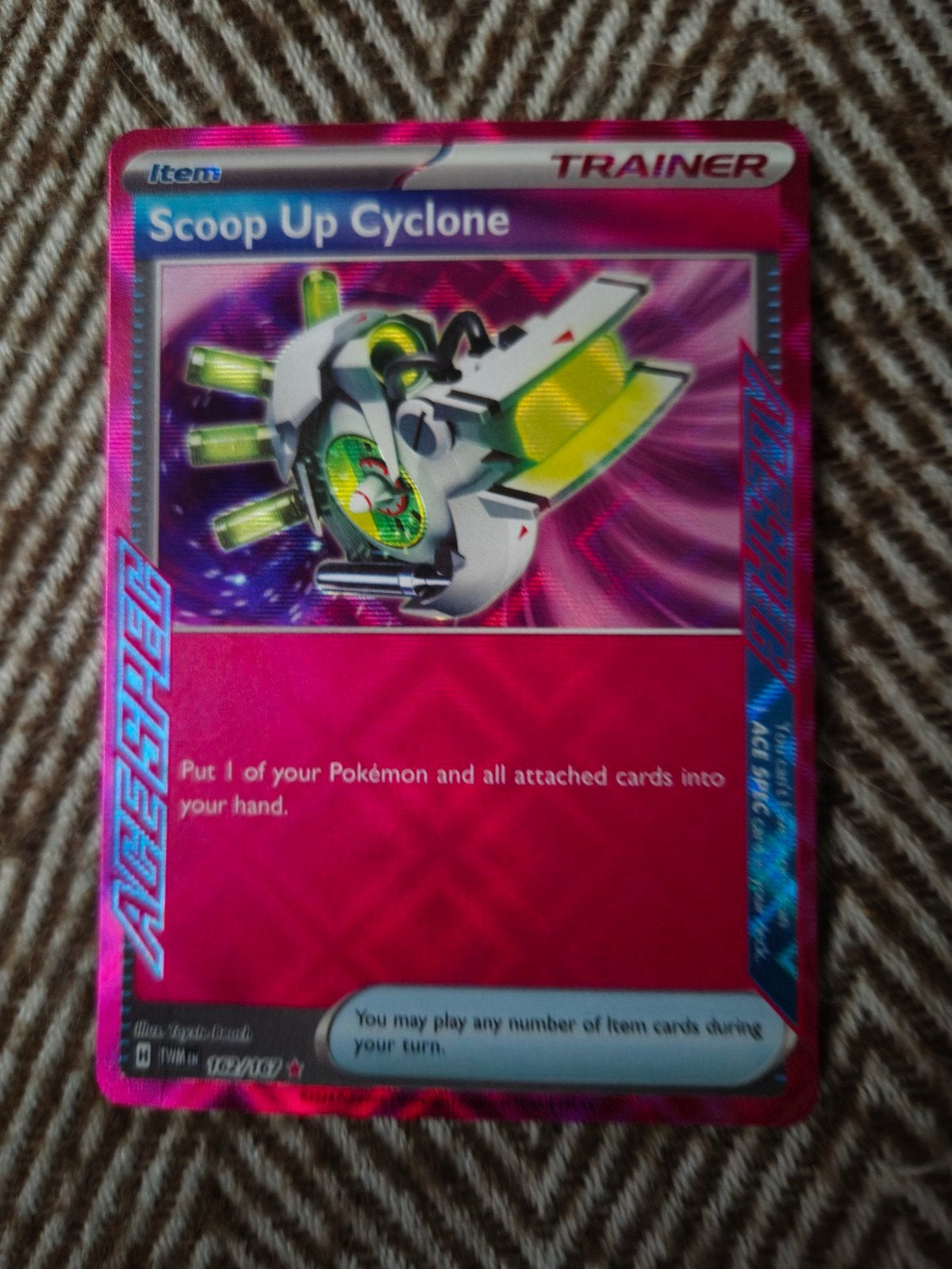 Scoop up Cyclone, Hobby en Vrije tijd, Ophalen of Verzenden, Nieuw, Losse kaart, Foil