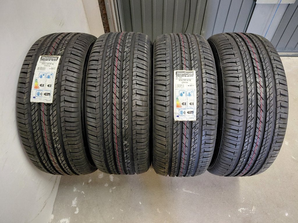 4 nieuwe zomerbanden 255/55-18 109H Bridgestone RUN FLAT, Neuf, 255 mm, Véhicule de tourisme, Pneus été