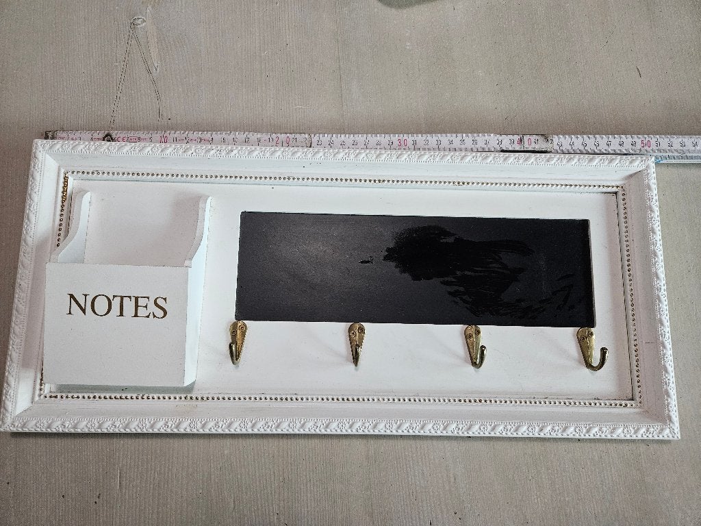 Kapstok met krijtbordje 51 cm op 22 cm, Huis en Inrichting, Woonaccessoires | Kapstokken, Zo goed als nieuw, Minder dan 100 cm