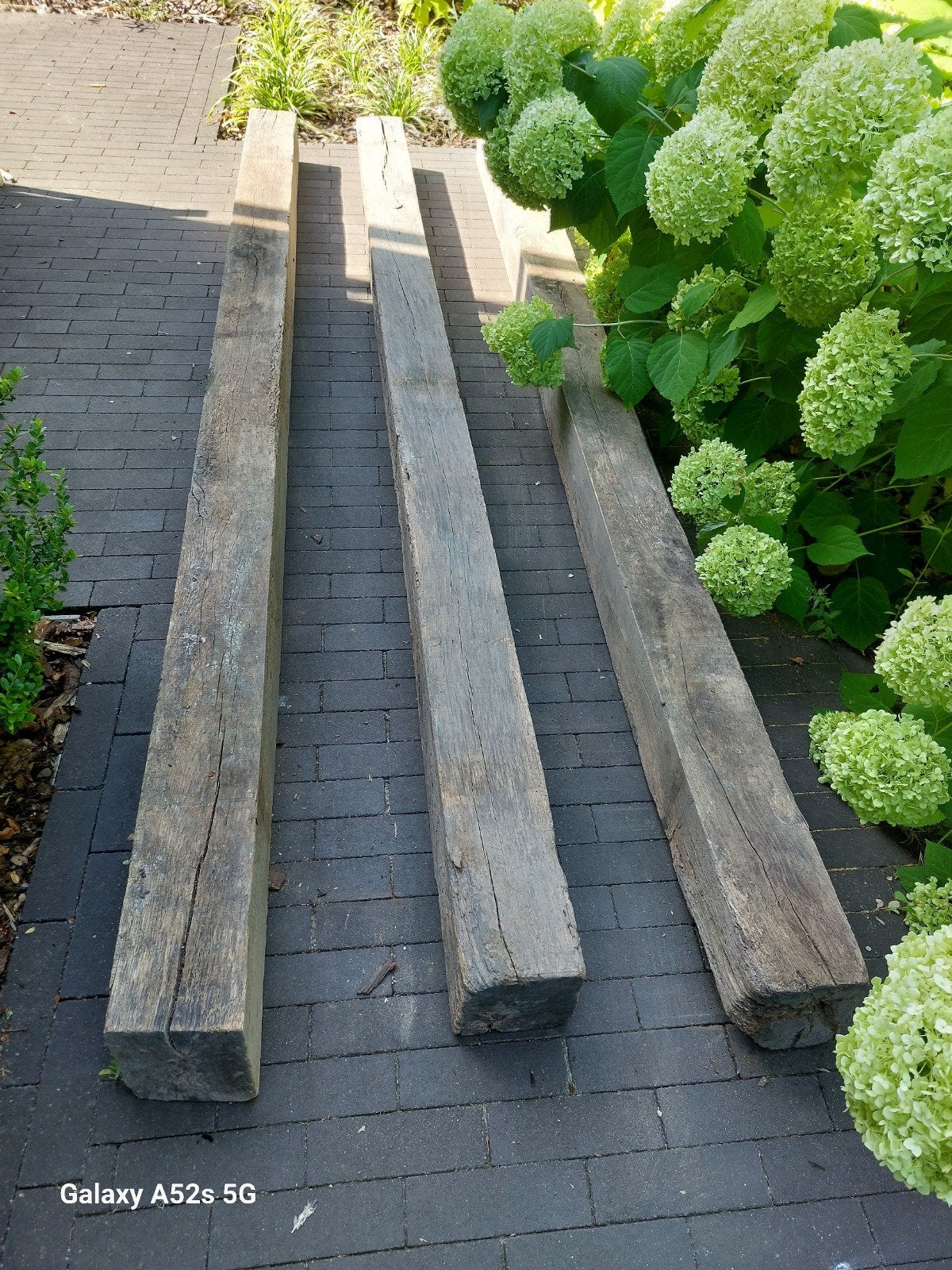 Eiken balken 6 stuks, Tuin en Terras, Ophalen, Balken