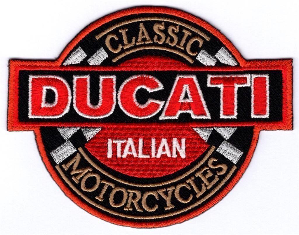 Ducati Classic Motorcycles stoffen opstrijk patch embleem #1, Motoren, Verzenden, Nieuw