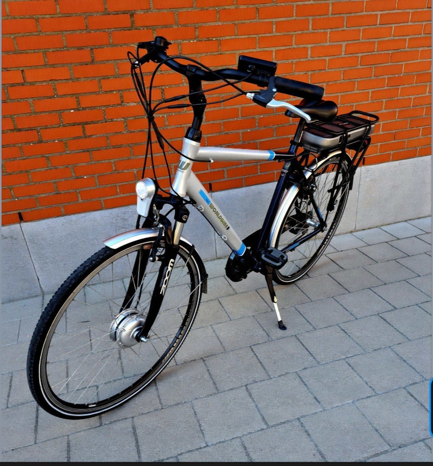 Très beau vélo électrique WorldBike + de nombreux extras !, Vélos & Vélomoteurs, Autres marques, 50 km par batterie ou plus, Comme neuf