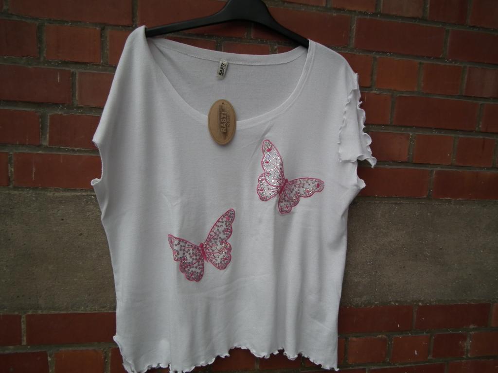 Wit T-shirt, 100% katoen, voor dames. maat XL (RASTI), Kleding | Dames, T-shirts, Verzenden, Wit, Maat 46/48 (XL) of groter, Nieuw