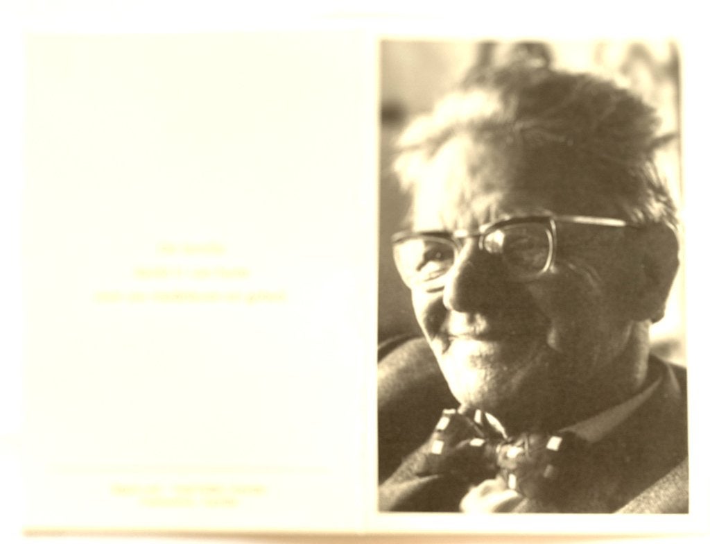 Bidprentje van Frans Ramon(F.R BOSCHVOGE ), Verzamelen, Verzenden, Bidprentje