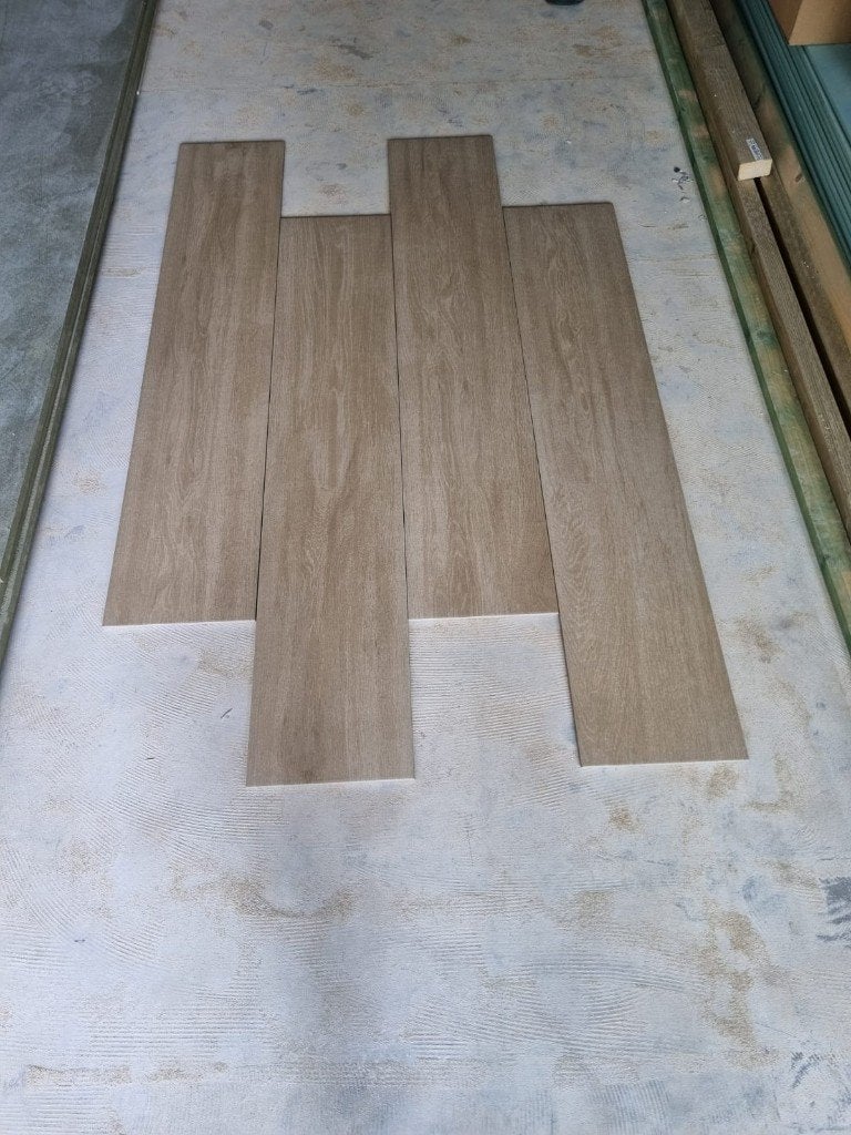 Nieuw 19 m² Tegels Porselein Hout Argenta Cuzco Haya 23x120, Doe-het-zelf en Bouw, Tegels, Nieuw, Vloertegels, Keramiek, 60 cm of meer