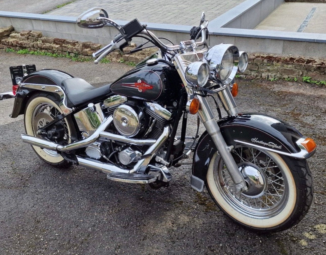 Harley davidson Fat boy 1340cc 1995, Chopper, 2 cylindres, Particulier, Manuelle