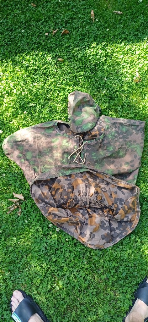 Camouflage jas, militaria, WO2, uniform, leger, Verzamelen, Ophalen of Verzenden, Landmacht, Kleding of Schoenen