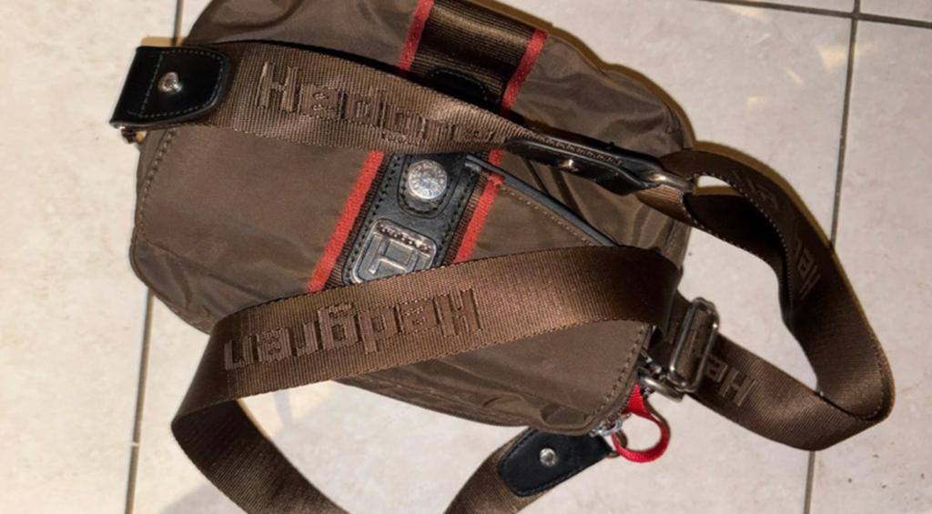 Hedgren Mack crossbody tas-seal brown-with orange lining, Ophalen of Verzenden, Nieuw, Bruin, Overige merken