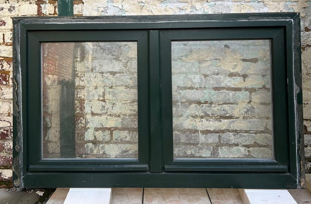 Tweedehands PVC Raam TE KOOP! Dubbele beglazing!, Enlèvement, Utilisé, Fenêtre de façade ou Vitre, Double vitrage
