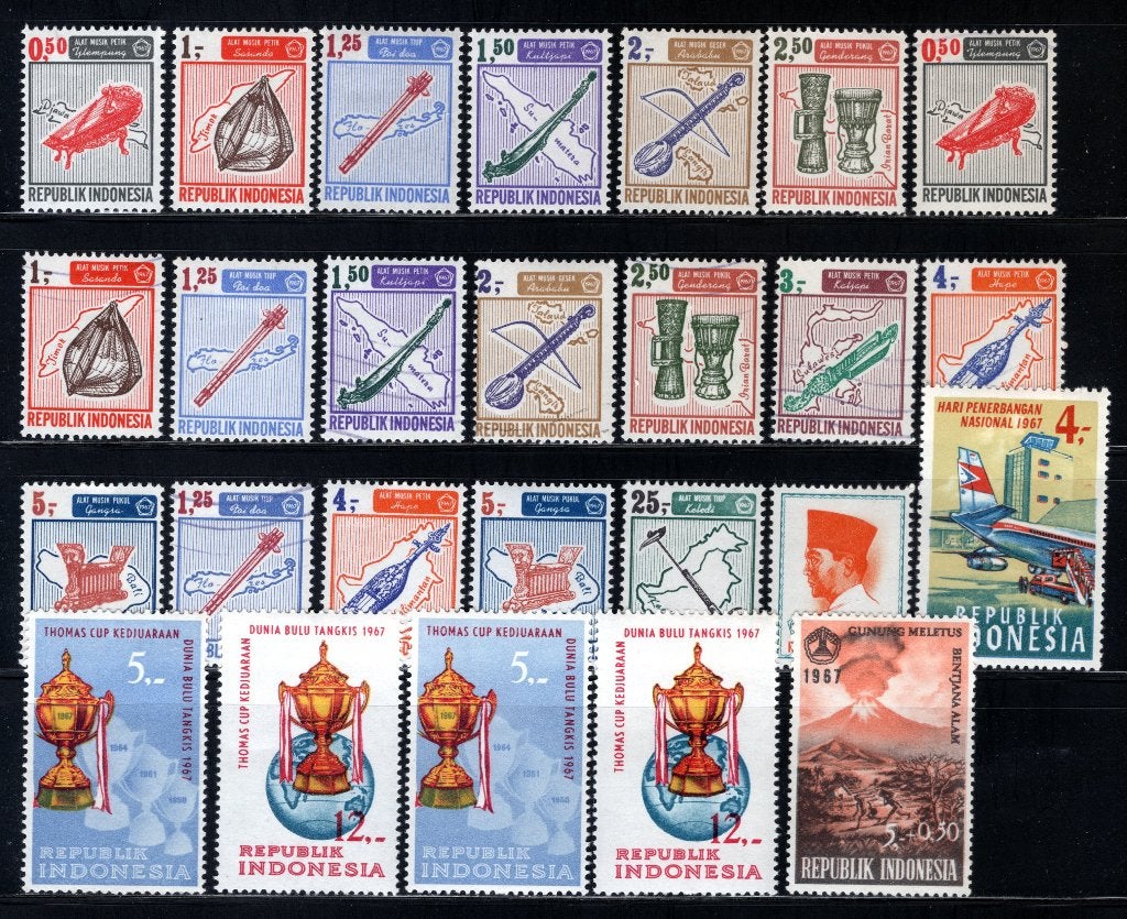 INDONESIE Jaar 1967 MH, Postzegels en Munten, Verzenden, Postfris, Zuid-Azië