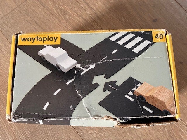 Autobaan way to play 40 stuks, Gebruikt, Onderdelen, Zelf te bouwen, Handmatig