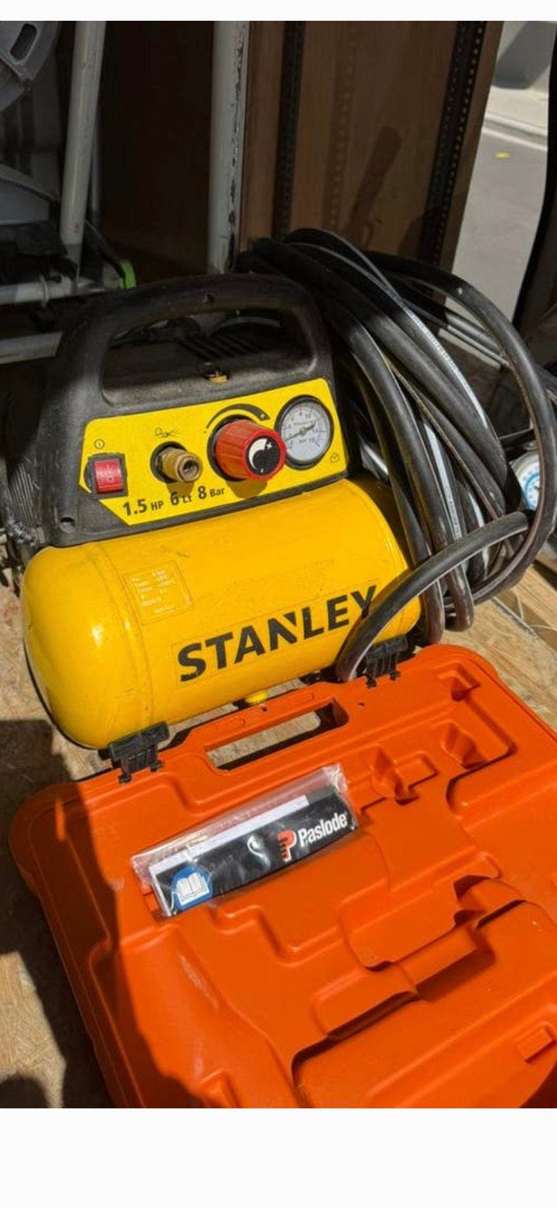 Compresseur Stanley, Bricolage & Construction, Compresseurs, Enlèvement, Comme neuf