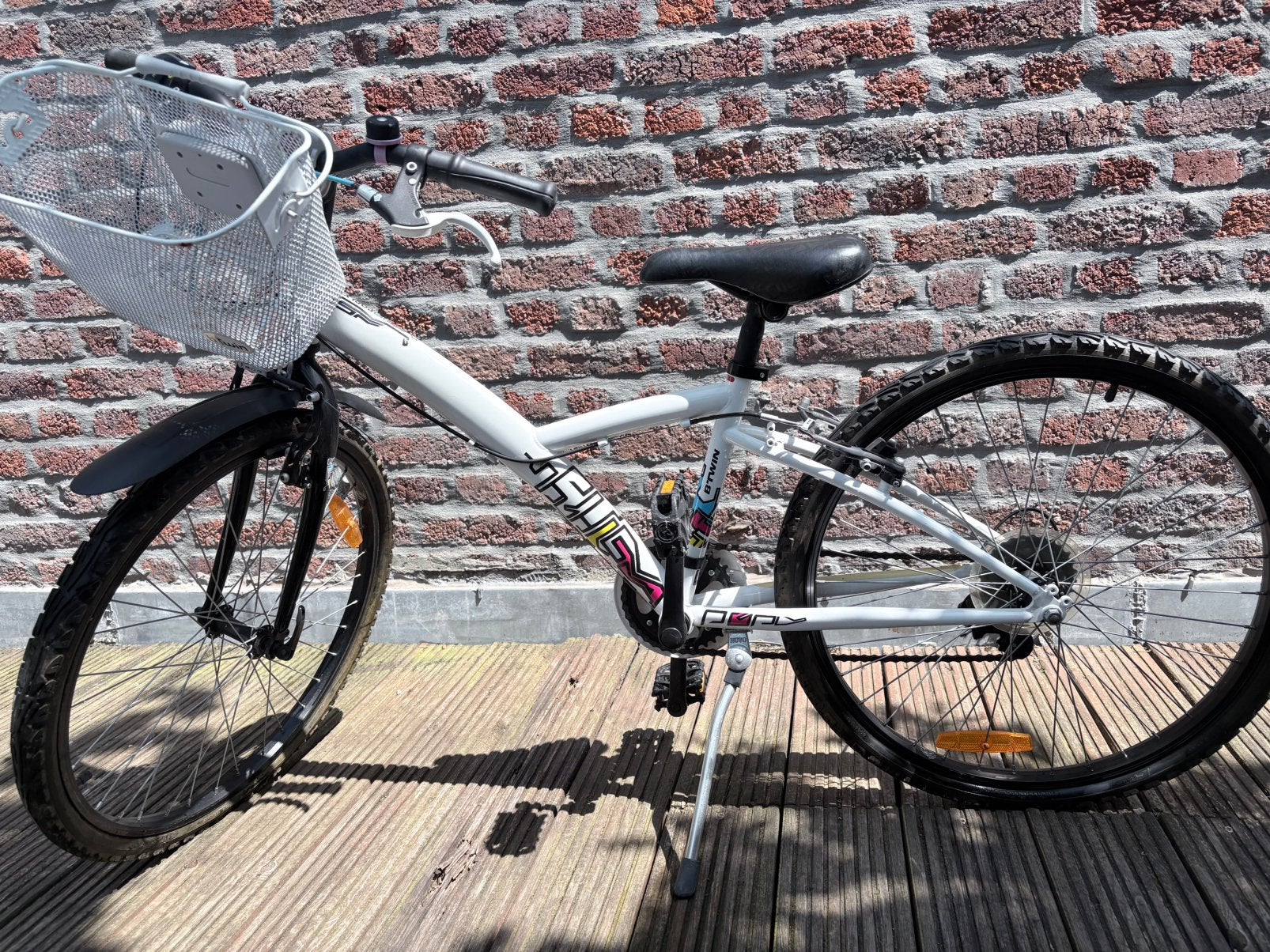 Velo B-Twin blanc enfant, Repose-pieds, Enlèvement, Utilisé, Frein à disque