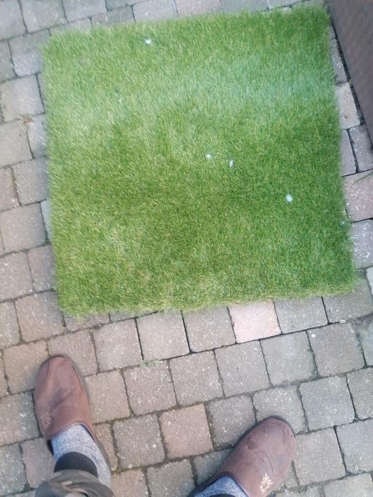 Kunstgras 220 cm op 260 cm, Tuin en Terras, Ophalen, Kunstgras