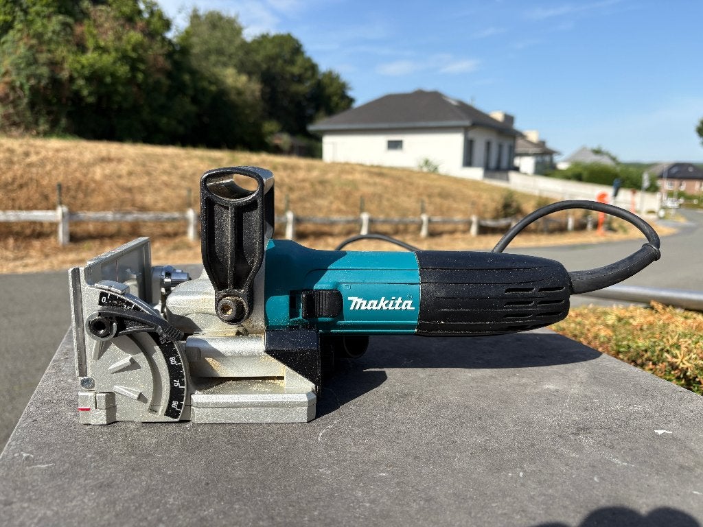 Makita Lamellen freesmachine PJ7000, Doe-het-zelf en Bouw, Gereedschap | Freesmachines, Ophalen, Lamellenfrees, Zo goed als nieuw
