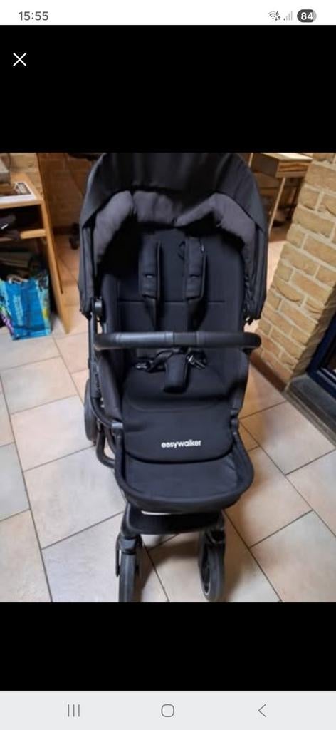 Buggy Easy Walker Harvey 5 inclusief originele regenhoes., Ophalen, Regenhoes