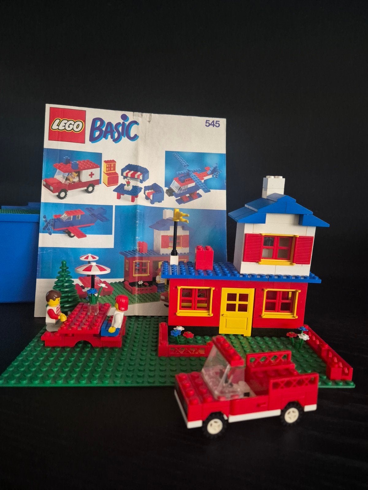 LEGO Basic 545 - Build-N-Store Chest - Vintage set 1990, Enlèvement, Lego
