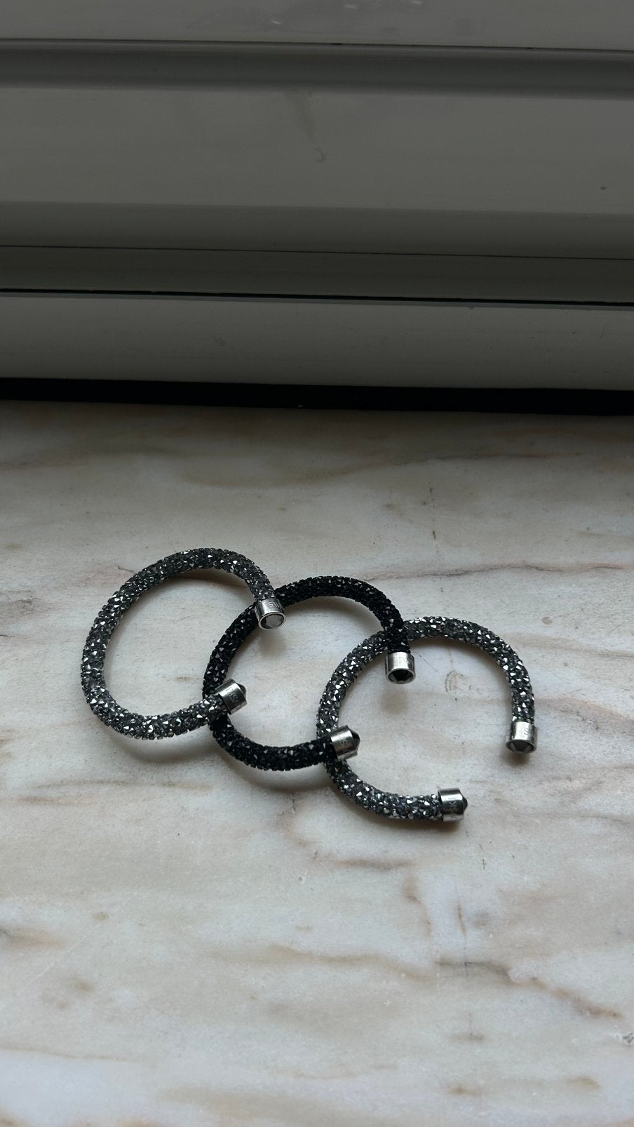 Swarovski Crystaldust armbandjes, Handtassen en Accessoires, Armbanden, Met kristal, Ophalen of Verzenden, Zo goed als nieuw, Overige kleuren