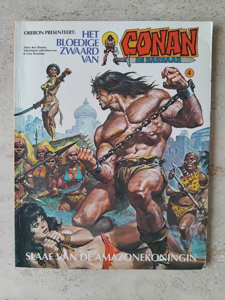 Strip Conan - Slaaf van de amazonekoningin, Boeken, Stripverhalen, Ophalen of Verzenden, Gelezen