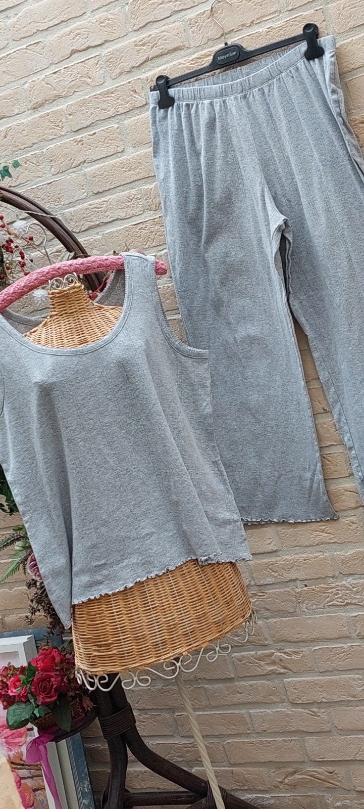 Piama maat xxl c&a, Vêtements | Femmes, Grandes tailles, Gris, Enlèvement ou Envoi, Autres types, Comme neuf
