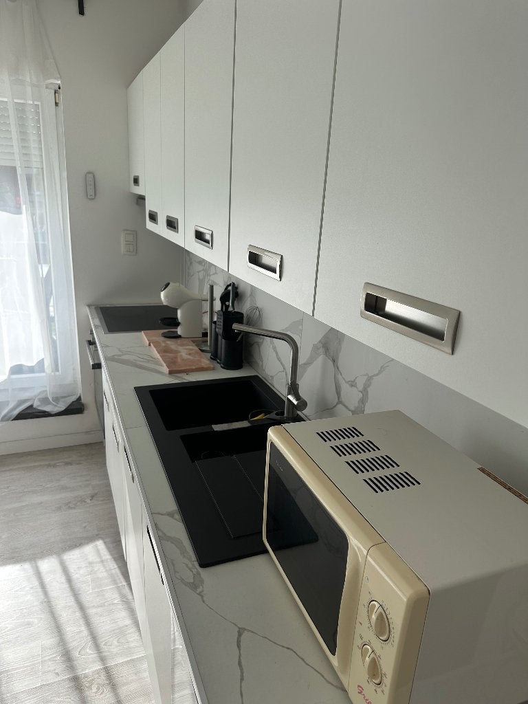 Keuken, Huis en Inrichting, Ophalen, Gebruikt, Wit, Enkelwandige keuken