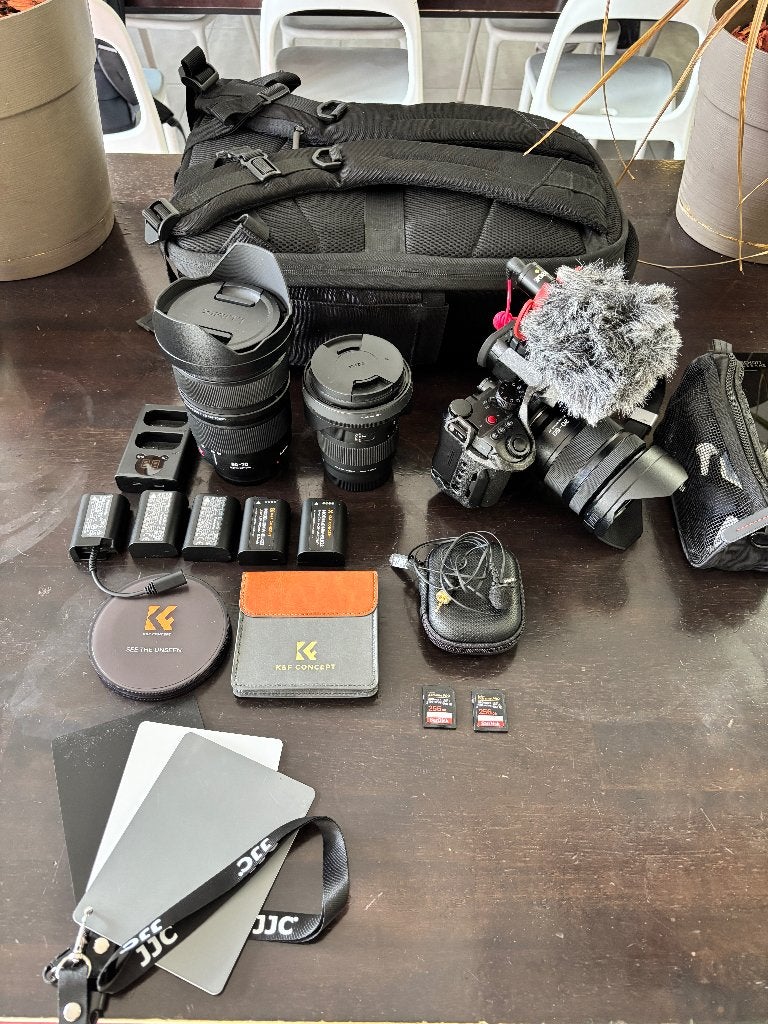 complete Panasonic Lumix S-camerauitrusting Camera & lenzen, Audio, Tv en Foto, Ophalen, L-mount, Overige typen, Zo goed als nieuw