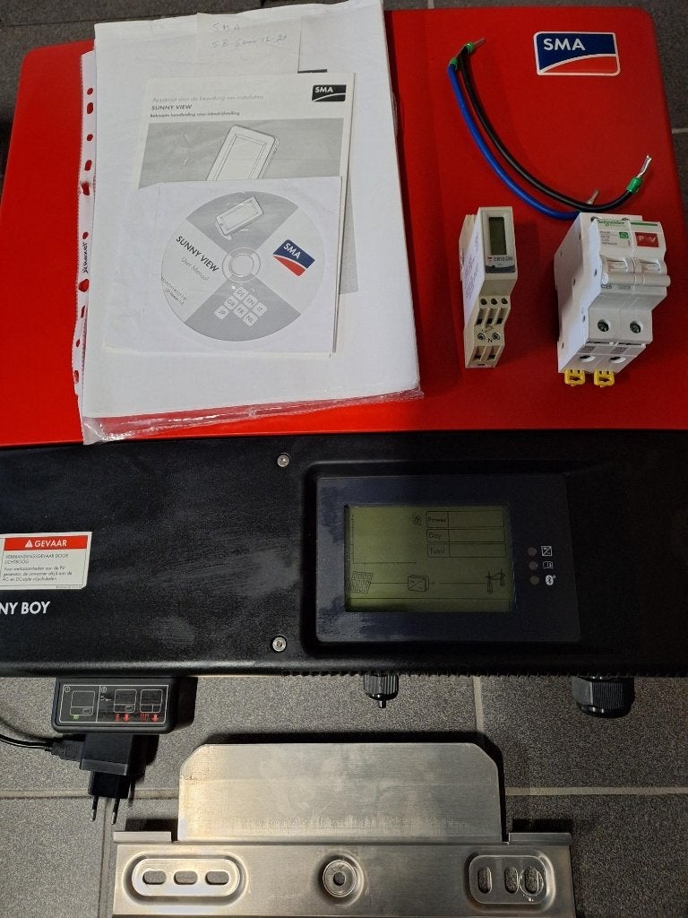 Omvormer Sunnyboy SMA  SB5000TL-21, Ophalen, Zo goed als nieuw, Compleet systeem, Minder dan 100 wattpiek