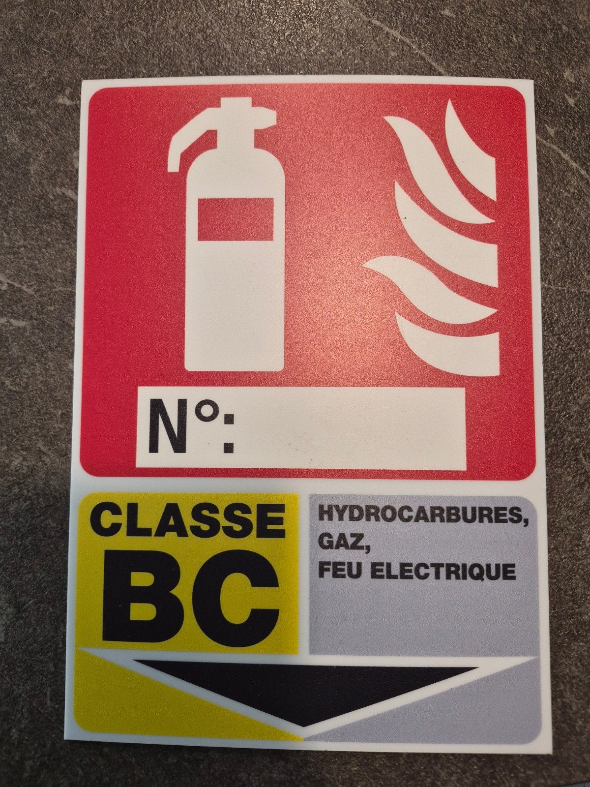 Pictogramme extincteur, Enlèvement, Comme neuf, Extincteur