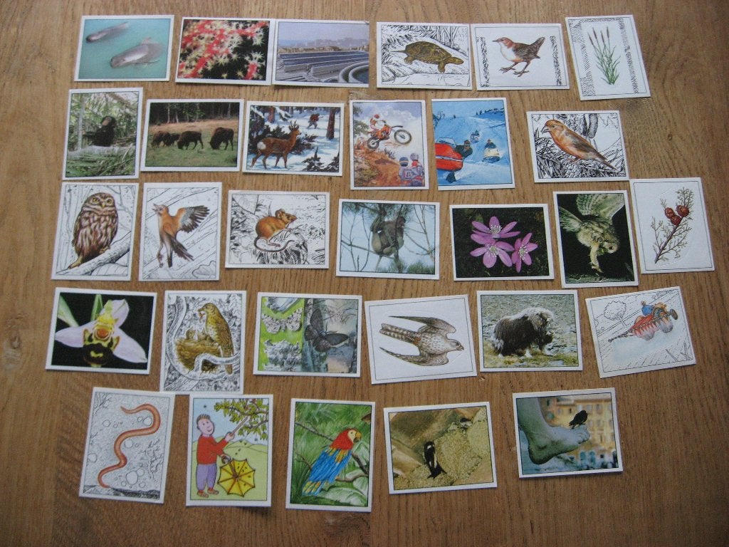 Panini Stickers WWF Red de Natuur 1987, Verzamelen, Ophalen of Verzenden, Nieuw, Dier en Natuur