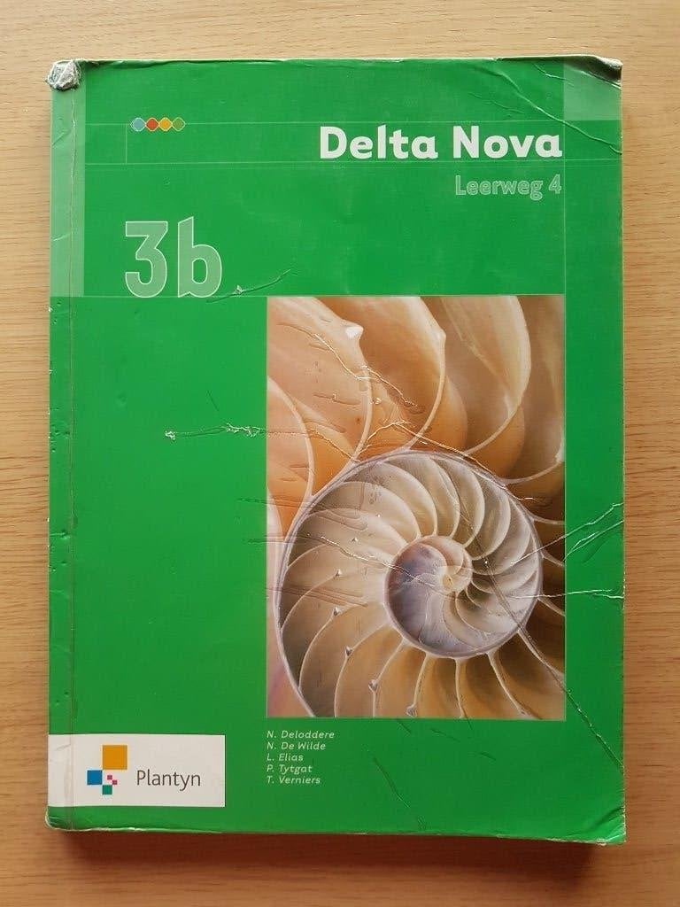 Delta Nova 3b - leerweg 4, Livres, Livres scolaires, Plantyn, Enlèvement, Utilisé, Secondaire