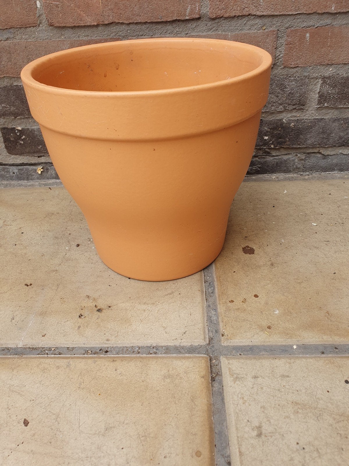 Terracotta bloempot buiten of binnen, Tuin en Terras, Ophalen, Terracotta, Binnen