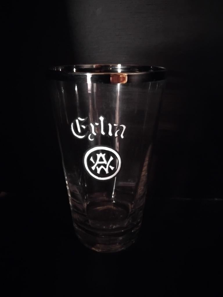 Extra westmalle bierglas emaille, Verzamelen, Ophalen of Verzenden, Bierglas