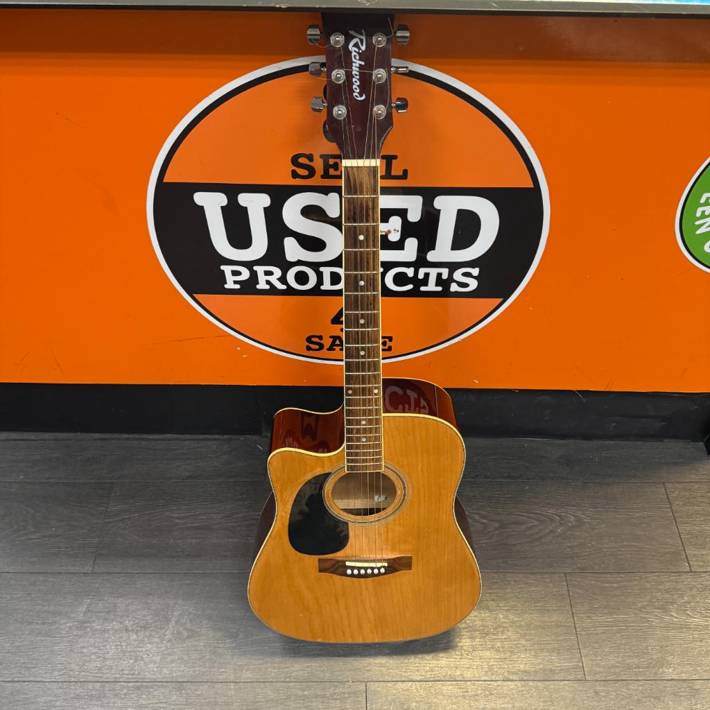 Richwood RD-12-CE Akoestische Gitaar, Muziek en Instrumenten, Ophalen of Verzenden, Zo goed als nieuw, Western- of Steelstringgitaar