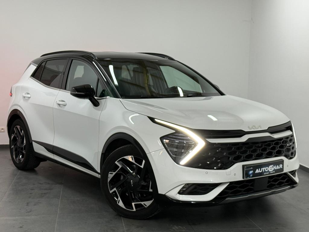 Kia Sportage 1.6 CRDi MHEV GT Line DCT - 1erMain - Carnet, Autos, 100 kW, Cuir et Alcantara, Euro 6, Entreprise