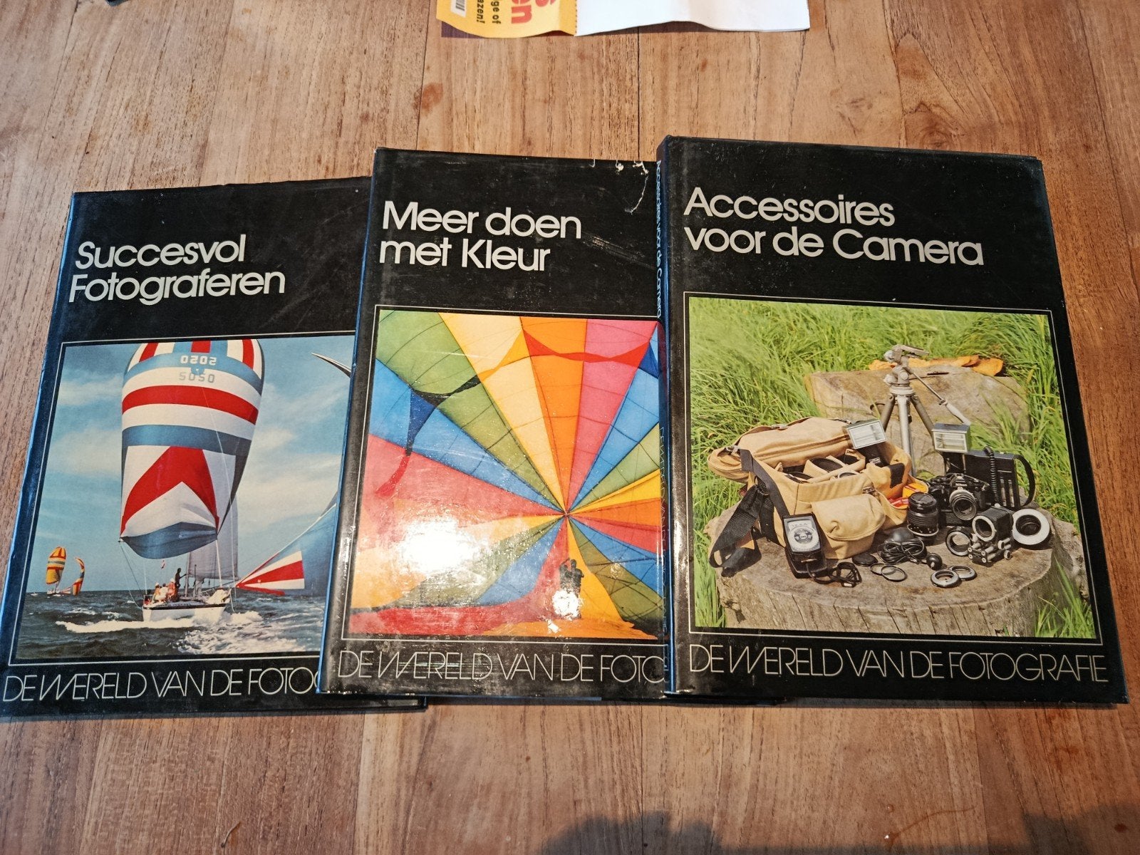 drie boeken over fotografie, Livres, Enlèvement