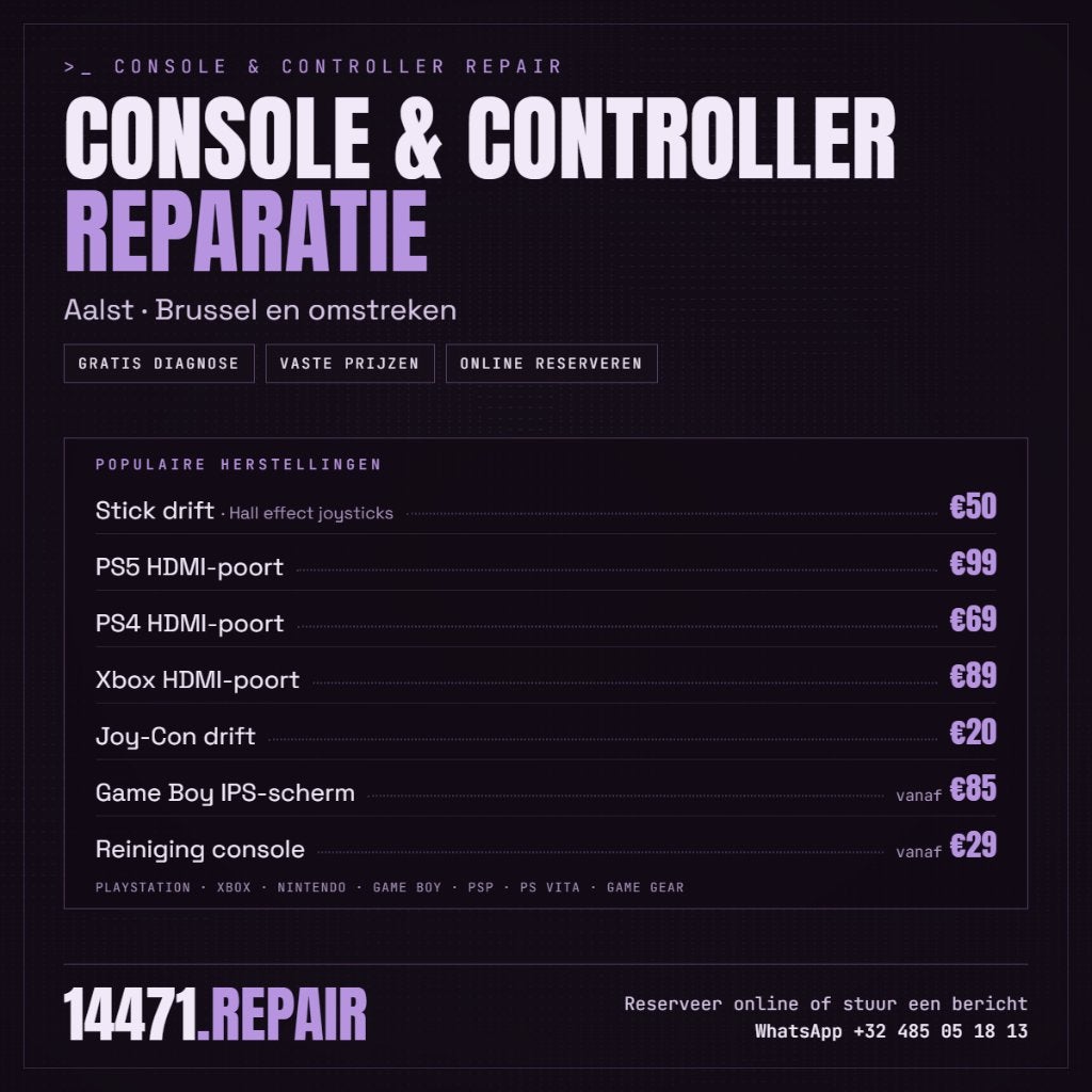 Réparation consoles et manettes, Garantie, PC