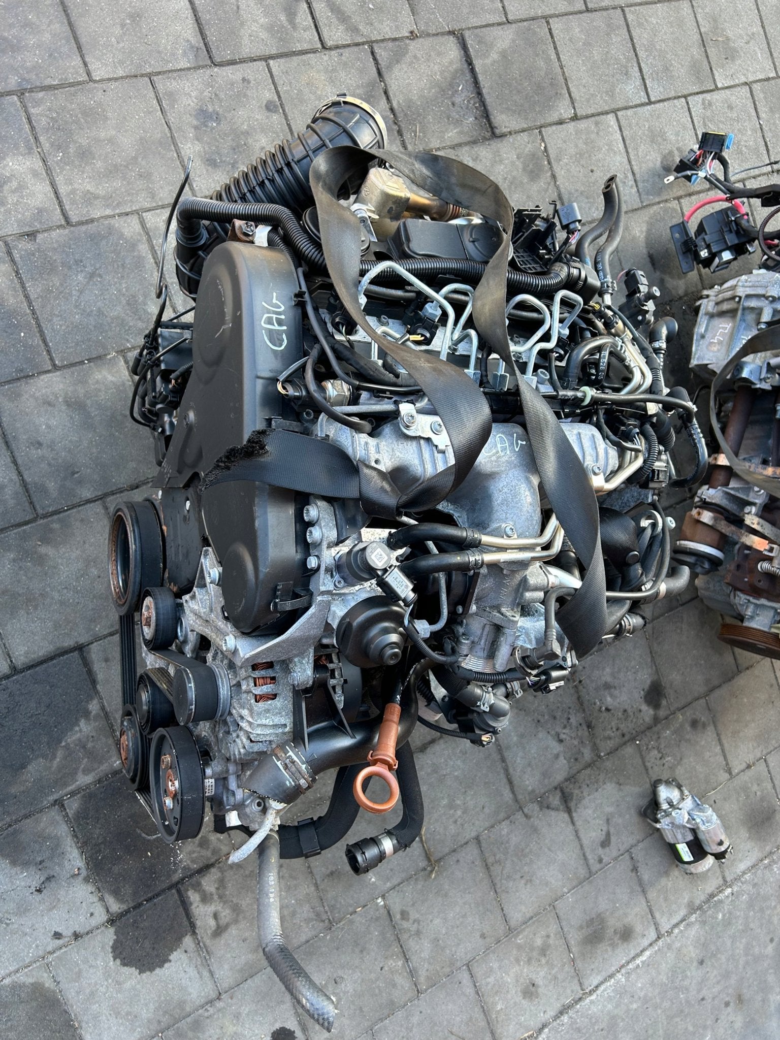 Moteur CAGB Complet A4 A5 Q5 AUDI A6, Verzenden, Gebruikt, Skoda