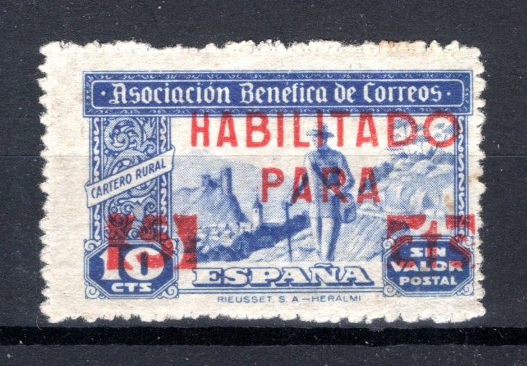 ESPAGNE HABITADO PARA 5 centimos, Envoi