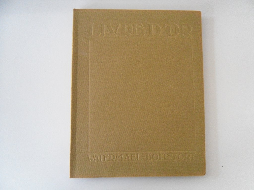 Livre d'Or de la commune de Watermael-Boitsfort 1914-1918, Enlèvement ou Envoi, Utilisé, Autres sujets/thèmes