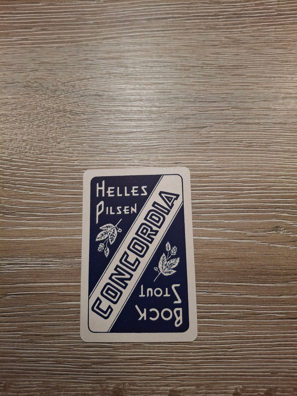 Oude speelkaart helles pilsen concordia, Collections, Enlèvement ou Envoi