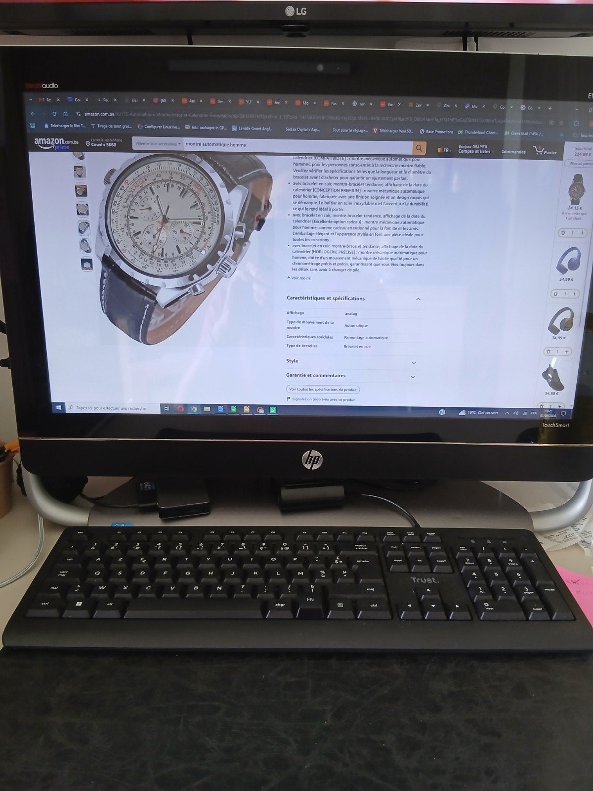 Ordinateur HP ENVY 23, Enlèvement