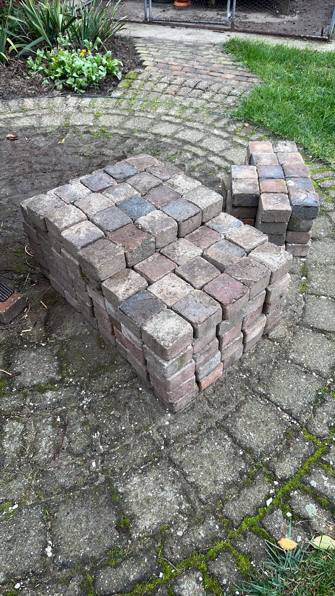 klinkers, Ophalen, Gebruikt, Beton, Klinkers