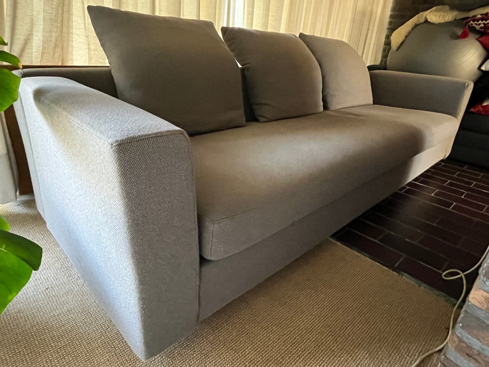 Grote fauteuil 3 à 4 persoons, Ophalen, Gebruikt, Driepersoons, 75 tot 100 cm