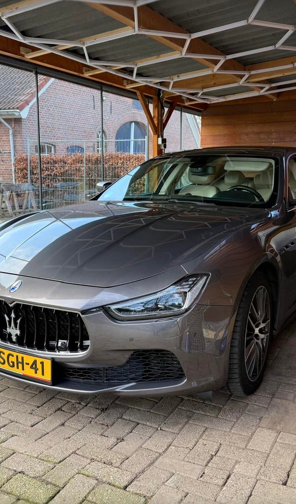 Maserati Ghibli S 411Pk ✅top staat volledige historie, Auto's, Maserati, Automaat, Achterwielaandrijving, Beige, 301 kW