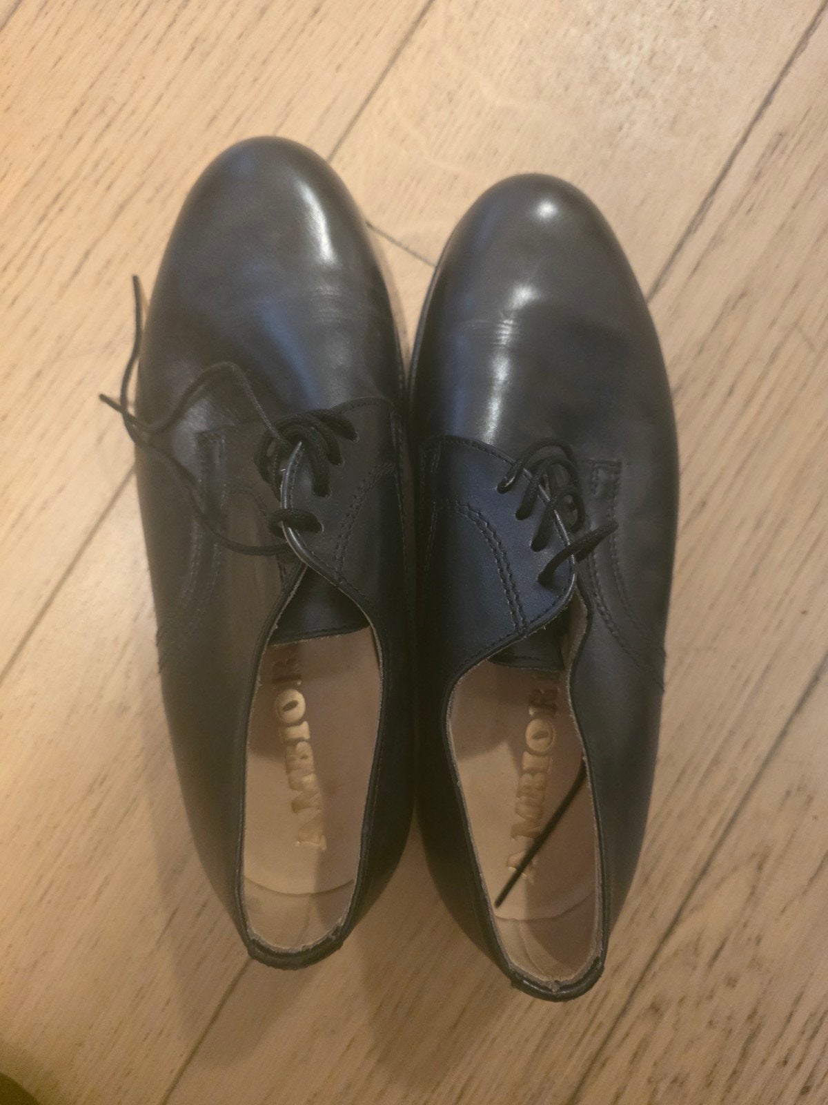 Ambiorix zwarte leren herenschoenen — T.41, Ophalen of Verzenden, Schoenen
