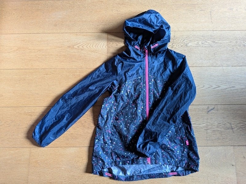 Decathlon Quechua - veste de pluie fille - taille 146 11 ans, Ophalen, Gebruikt, Meisje